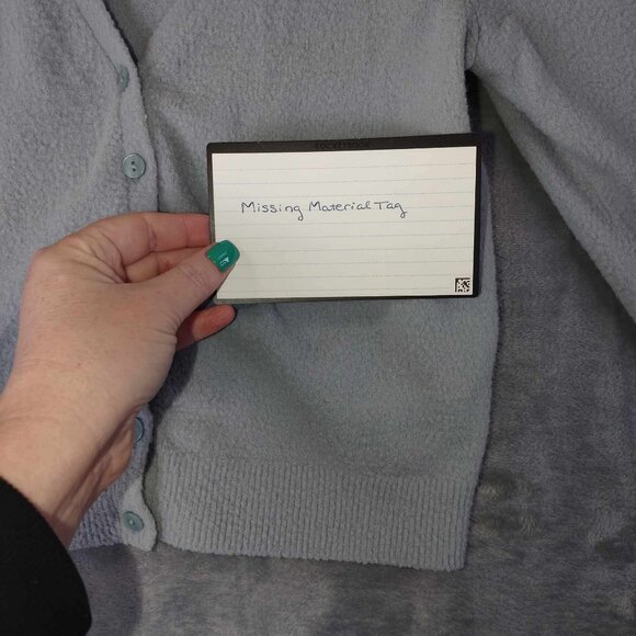 Abercrombie & Fitch S womans grey cardigan A&F Soft collection capsule preppy - Picture 3 of 9